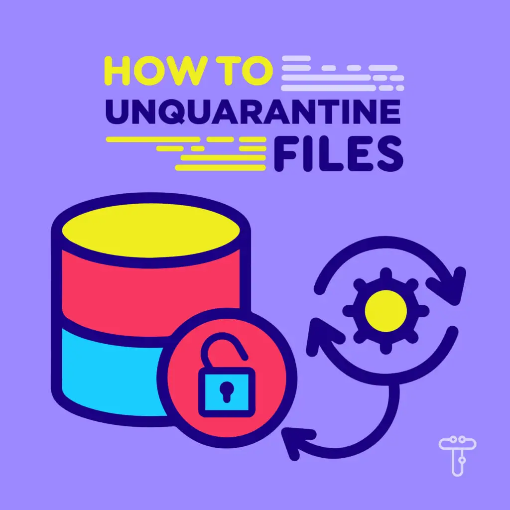 how to unquarantine files in avast