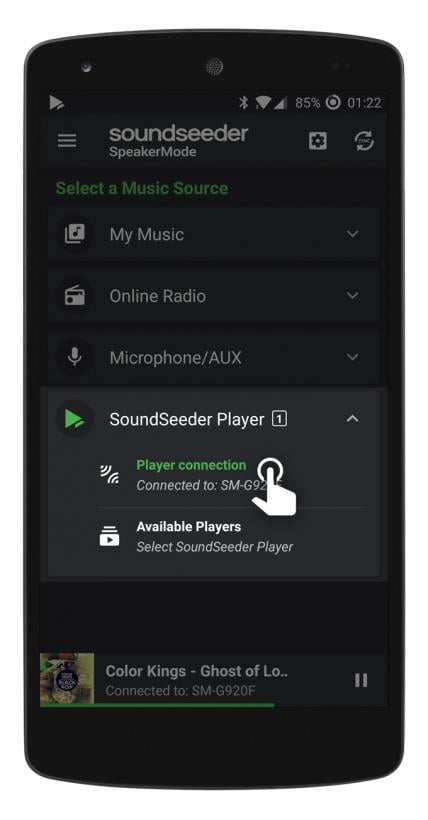 Setting Up Multiple Speakers on the SoundSeeder App
