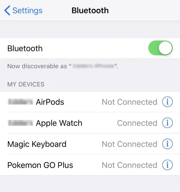 Turning On Bluetooth on an iPhone Techie Trickle