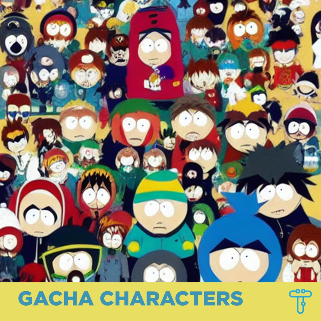 gacha characters