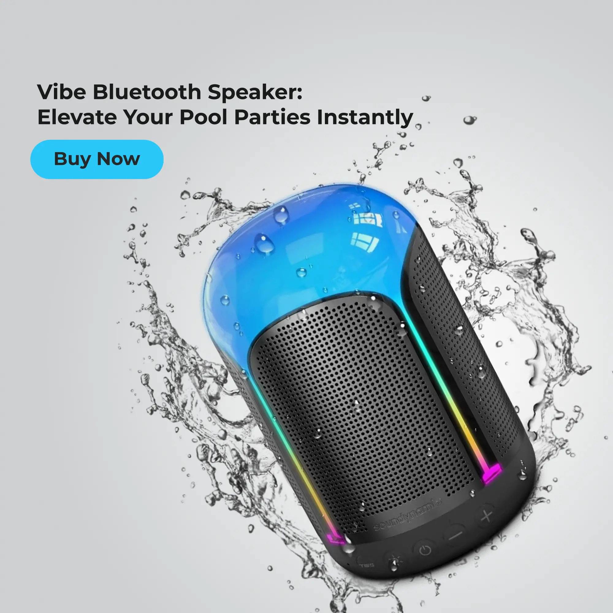 Vibe Portable Bluetooth Speaker image Techie Trickle